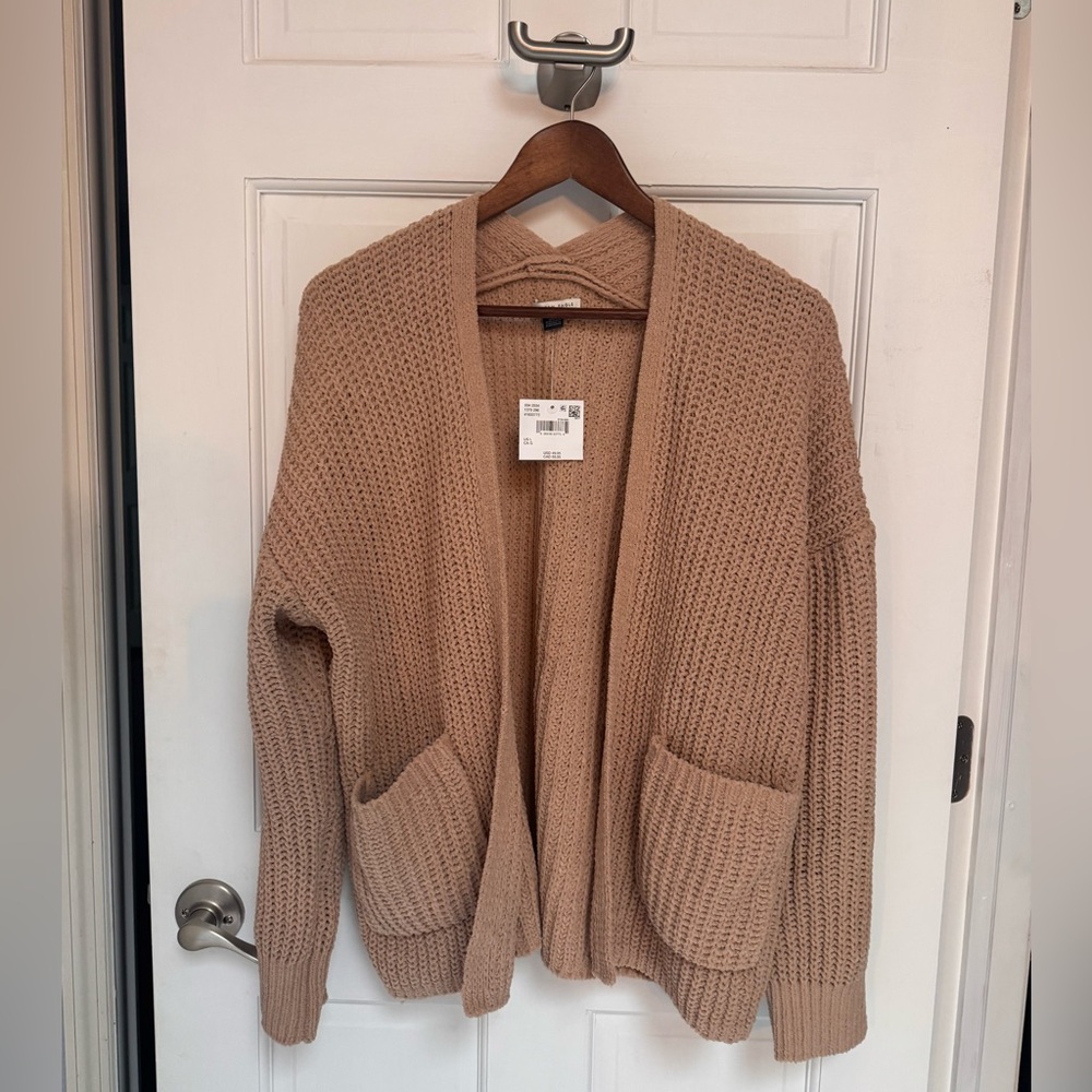 American Eagle Chenille Cardigan Sweater Oversized Size Large NWT